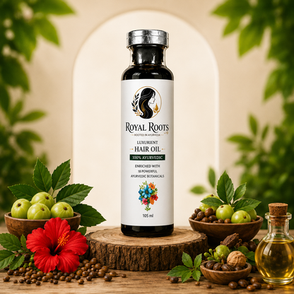 Royal Roots Keshavridhy Hair Oil – 100% Ayurvedic Hair Growth & Hair Fall Control Oil (100 ml)